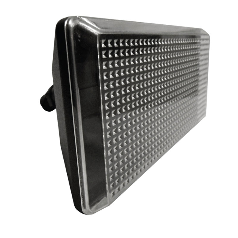Matte Black Integrated LED Flood Light, 4" H x 4.25" W x 3.88" D