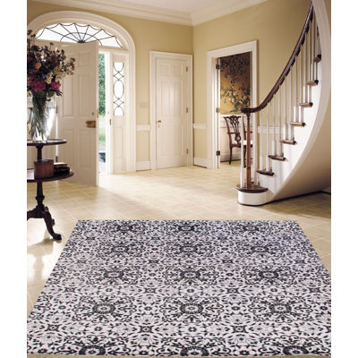 Silk Floral Indoor Rug