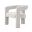 Chaise d'appoint beige Boucle, ensemble de 2