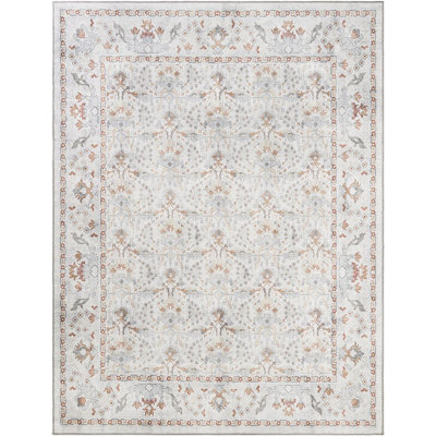 Tapis traditionnel Guljan couleur ivoire