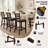 Japhet Upholstered Linen Counter Stool with Solid Wood Frame-619348140