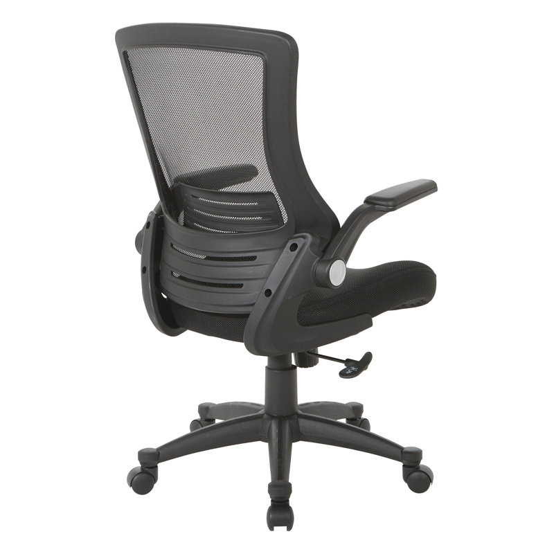 Black Mesh Executive Office Chair with Lumbar Support