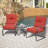Craigmore 2 - Person Modular Patio Conversation Sets with Cushions-1911272406