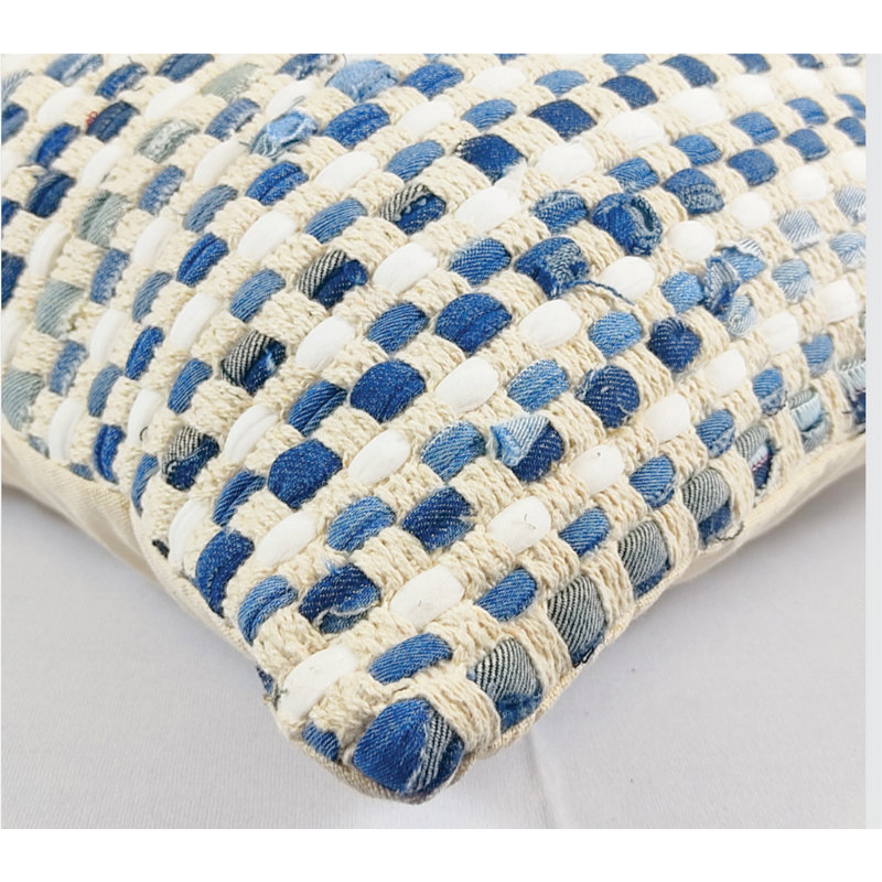 Cahoe Geometric Cotton Pillow Cover