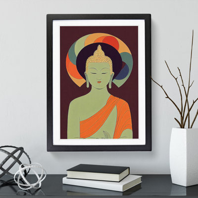 Artful Buddha - Framed Print