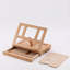 Boîte à outils d'artiste en bois
