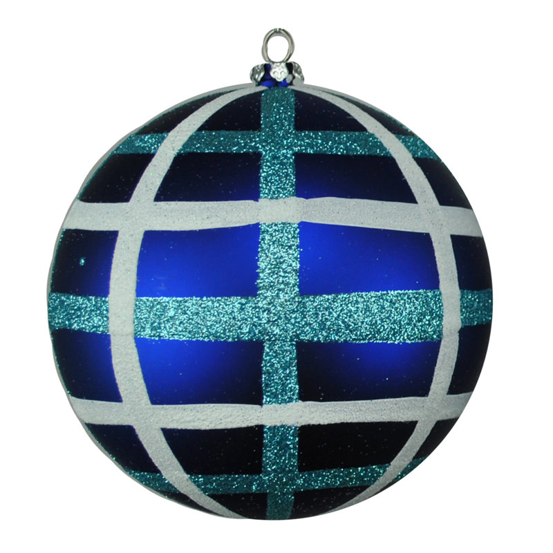 Ornement boule, Bleu