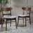 Cambrielle Mid-Century Modern Upholstered Dining Chairs with Rubberwood Frame and Padded Seat-1911001658-1911001660