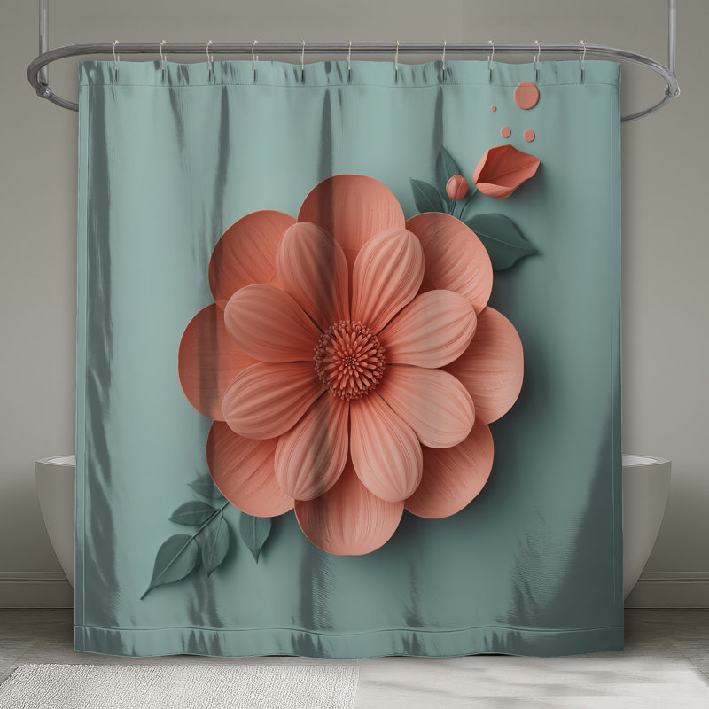 Rideaux de douche Coral, L 70 po x H 84 po