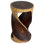 Table de bout cylindrique en bois massif