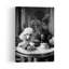 «Chic Poodle Breakfast Classic Vintage Dog», reproduction d'art murale-1232749724