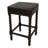 Elegant Black 24-Inch Counter Stool with Barley Twist Legs-340994549