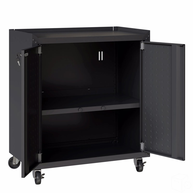 Armoire de garage 30 po, Noir