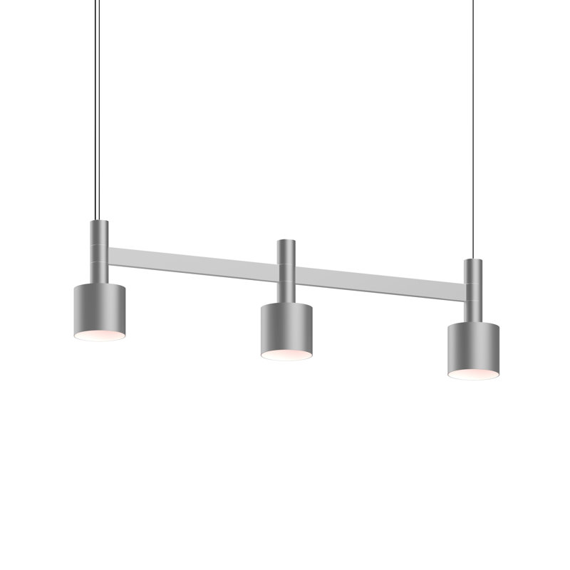 Modern Minimalist 29'' Brass Drum LED Linear Pendant