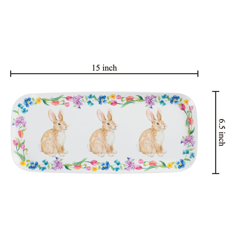 2-Piece Hello Easter 15" Tray