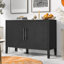 Buffet décoratif, buffet en bois avec 2 portes-508654854