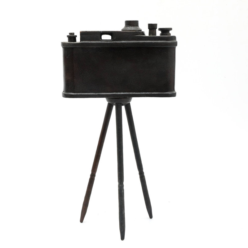 Decorative Aluminium Camera-Table Décor-Tabletop Object-8X4.5X14.5"