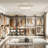 59"-103.2"L Shaped/C Shaped Metal Pipe Clothing Rack,Garment Rack With 3 Wood Shelves,Organizer Rack Wall Mounted-1961405366