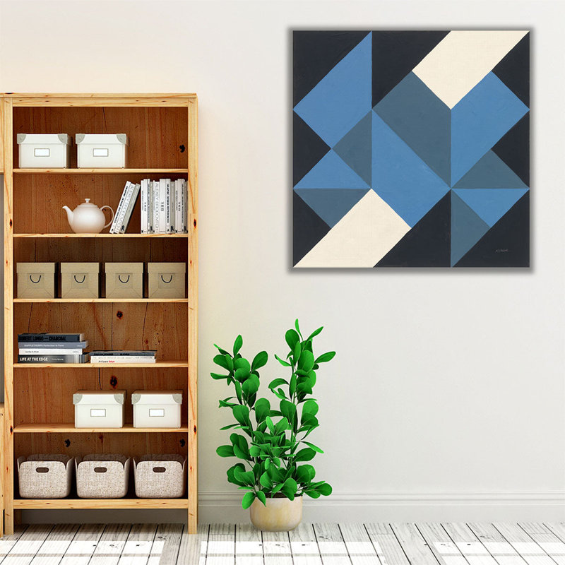 Triangles I - reproduction d'art sur toile, H 12 po x l 12 po