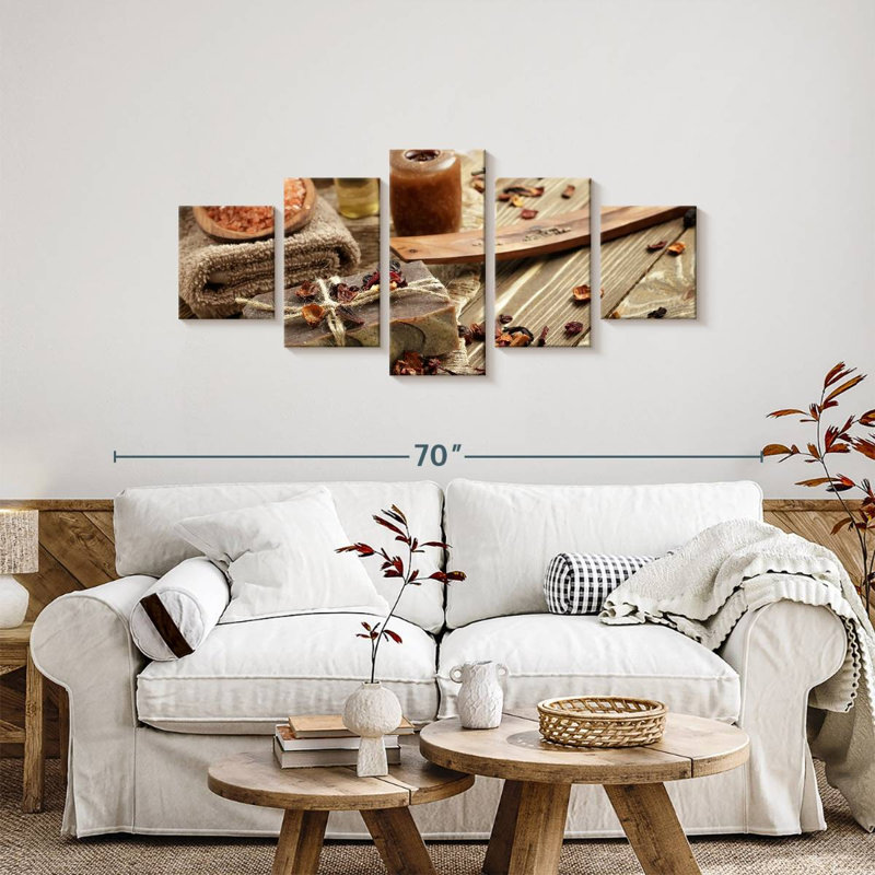 Asian Spa, 24" H x 55" W