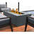 Aerin Rectangle Steel Propane Fire Pit Table-1892487736