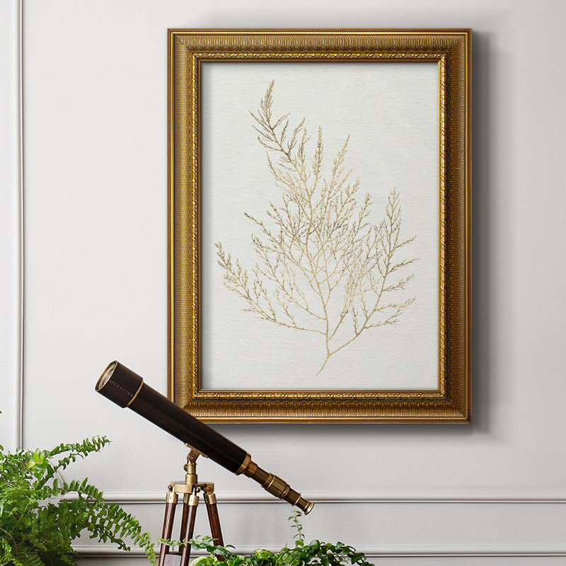 " Gilded Algae II ", 20" H x 16" W x 2.5" D