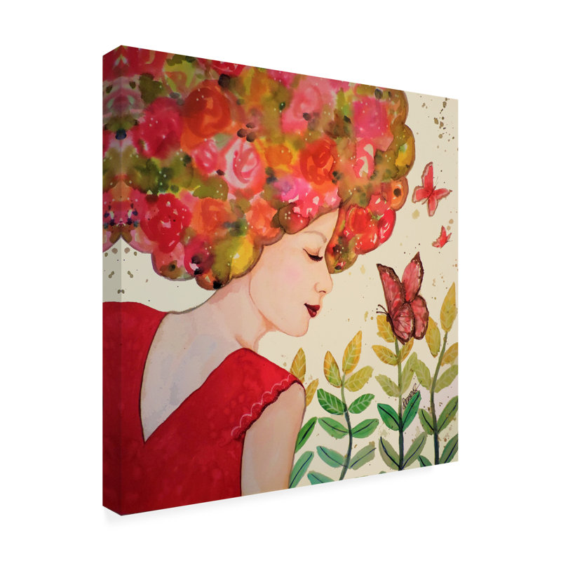 Art sur toile Sylvie Demers «Pour Toi», H 14 po x l 14 po x P 2 po