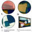 «Blue Sky Colorfields III», art mural abstrait sur toile-87342668-87342669