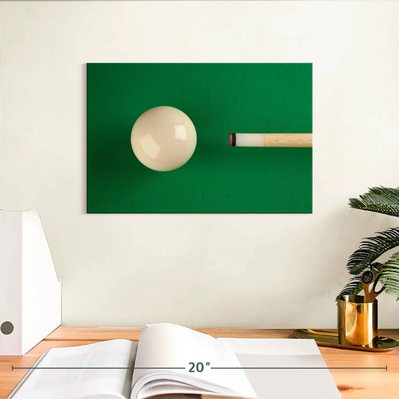 Cue Ball Pool, 8" H x 12" W