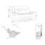 Causeuse inclinable en similicuir de 64 po Apollonie-271205562