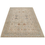Oushak Hand Knotted Geometric Area Rug