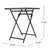 Will Square Wicker/Rattan Outdoor Folding Bistro Table
