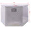 Boîte à outils en aluminium de 29 po, boîte à outils pour lit de camion robuste, boîte à outils de rangement pour camionnette extérieure, organisateur de rangement pour véhicule récréatif, boîte de dessous de caisse avec clés de verrouillage, argent, 29 po x 16,5 po x 18,5 po-2122384009