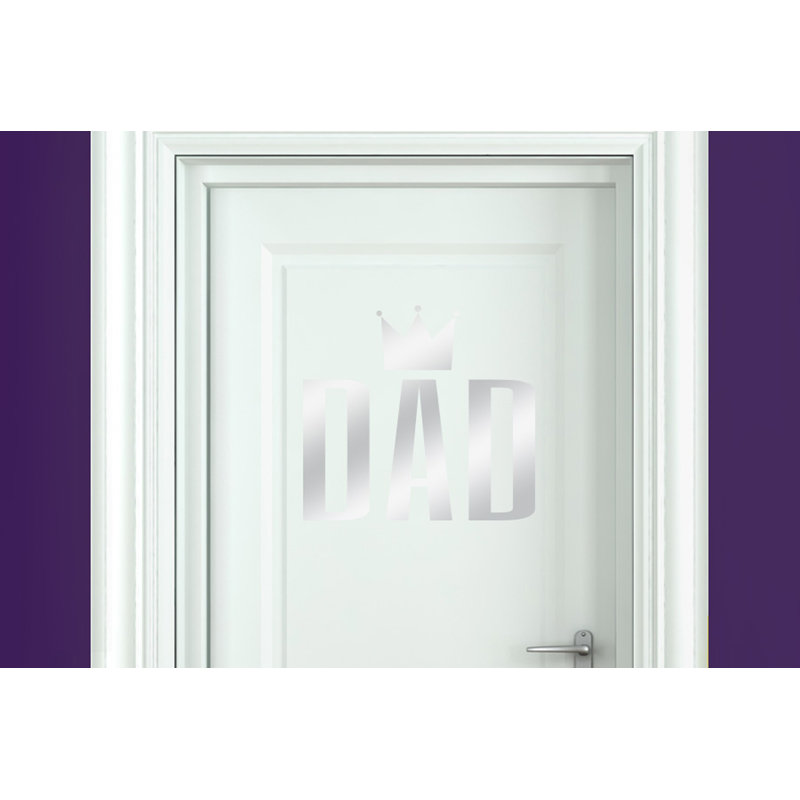 Wall Decal, Shiny Silver