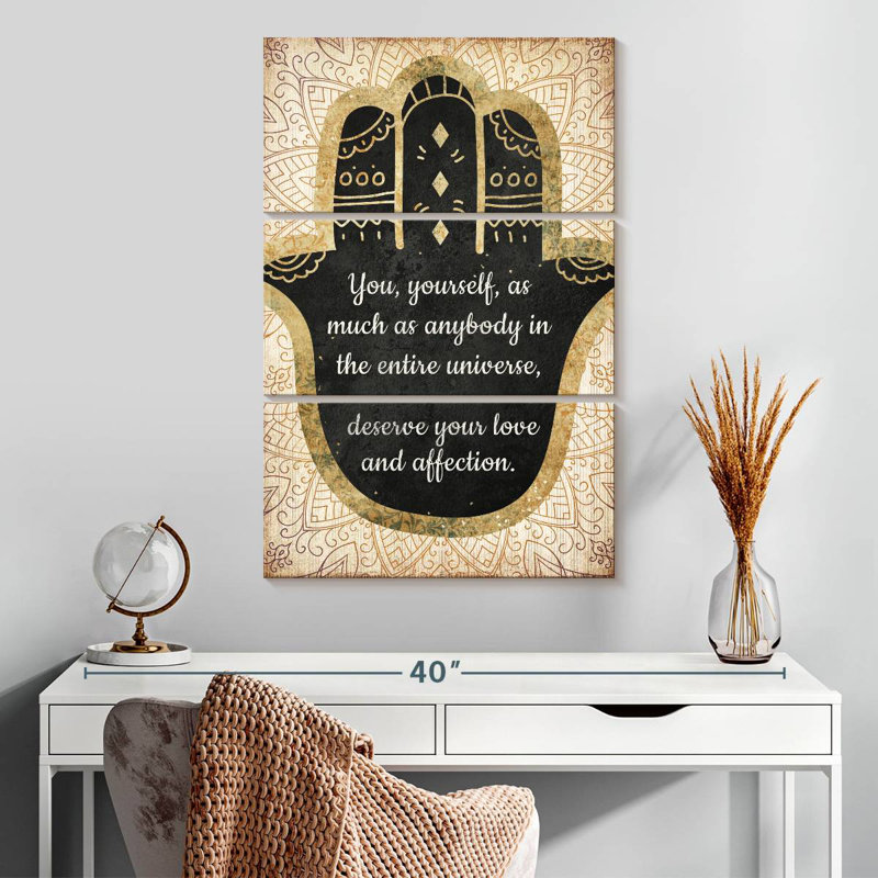 Tergel Love Zen Quote, 32" H x 20" W