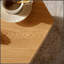 Table basse hexagonale en MDF - Autocollant aspect bois naturel, table d'appoint moderne entièrement assemblée pour petits espaces (salon/chambre)