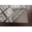 Tapis géométrique gris