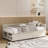 Twin size L-Shaped Upholstered Platform Bed with Storage and Drawers-110990649