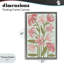 Cadre flottant rose avec fleurs Mid-Century, par Martina Pavlova-370169832-370169845