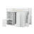 Full Size Loft Bed With Wardrobe,Desk And Shelves-763068128