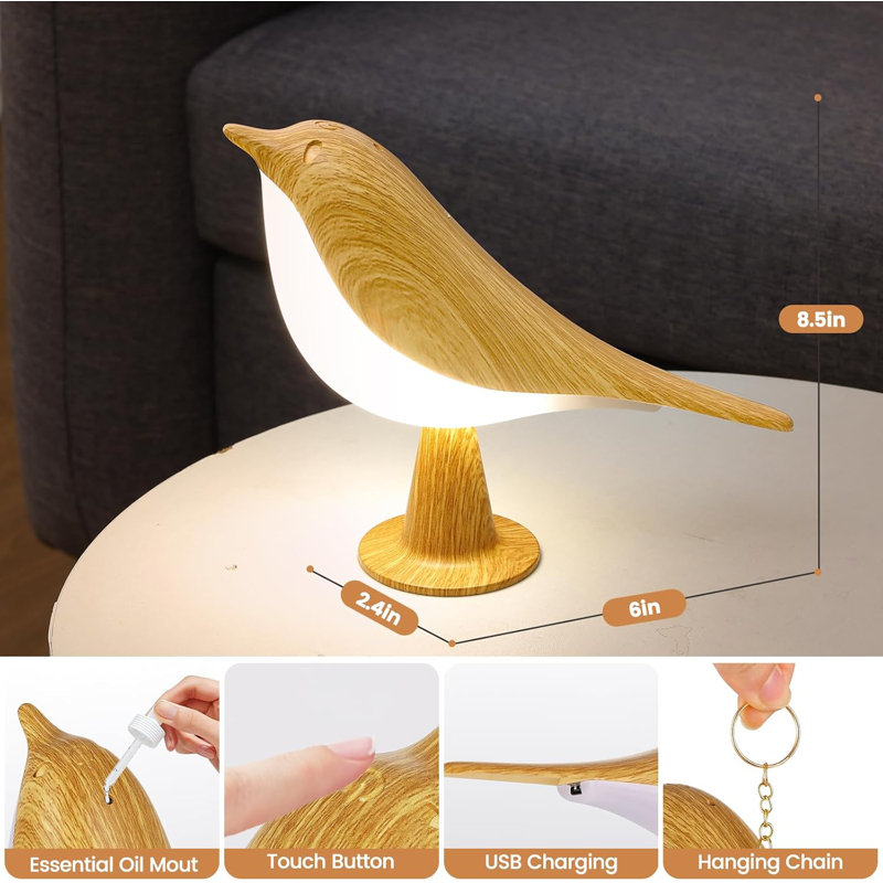 Metal Table Lamp, Maple