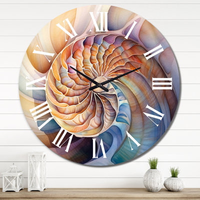 Horloge murale Seashell Symphony II
