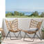 Chaises d'extérieur marron 2 - Style, - finition enveloppée de 2
