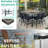 10-Piece Outdoor High Patio Dining Set, All Weather Cast Aluminum Outdoor Bar Table And Chairs Set, Includes 8 Swivel Bar Stools & 63.98" Bar Height Dining Table With 35.38" Lazy Susan, Umbrella Hole-909730879