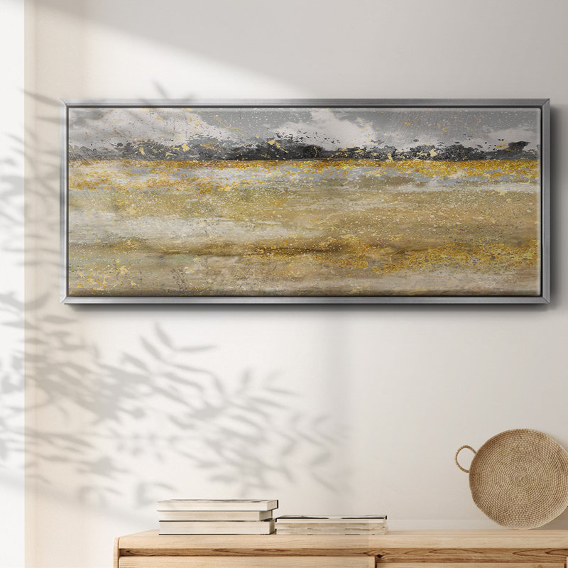 Meadow Shimmer I - toile encadrée, H 24 po x l 60 po