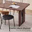 63" Rectangle Wood Dining Table For Kitchen, Dinner Table For 4 6 People With Heavy-Duty Legs-2028247024