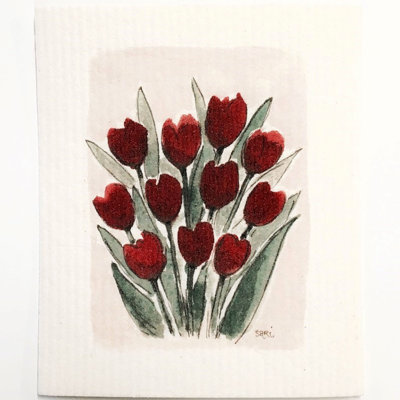 Torchon tulipes