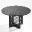 Round Wood Dining Table Chair Set-582503263-582503260
