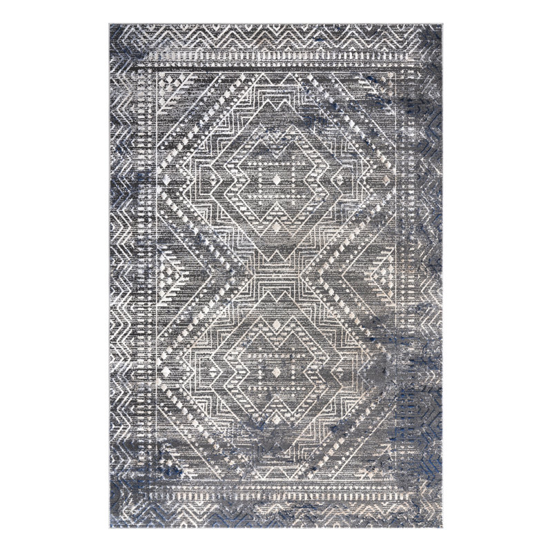 Juanice Abstract Indoor Rug, Rectangle 9'4" x 13'1"