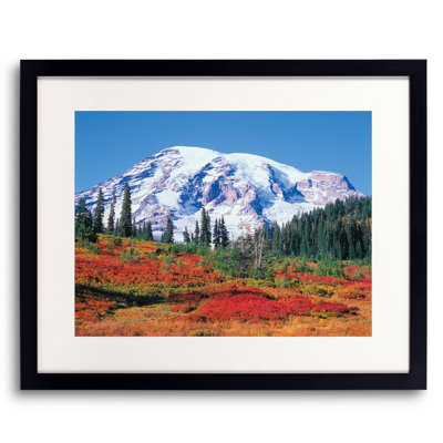 Mt. Rainier Autumn Portrait #1 Print by Bruce Heinemann